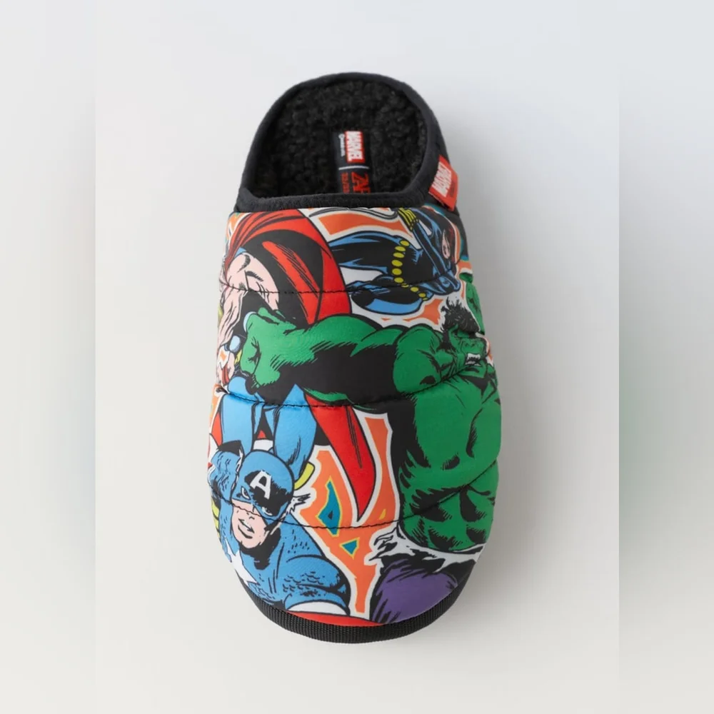 Zara x Avengers Marvel House Slippers